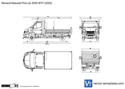 Renault Mascott Pick-Up 3630 BTP