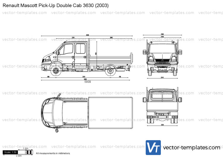 Renault Mascott Pick-Up Double Cab 3630