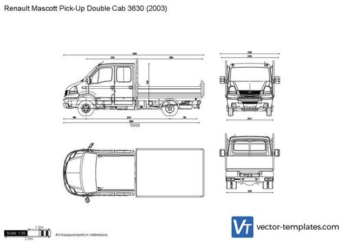 Renault Mascott Pick-Up Double Cab 3630