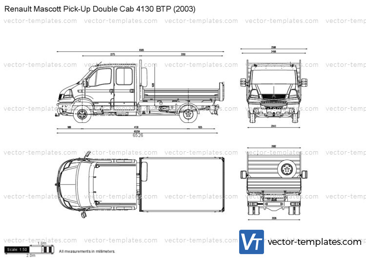 Renault Mascott Pick-Up Double Cab 4130 BTP