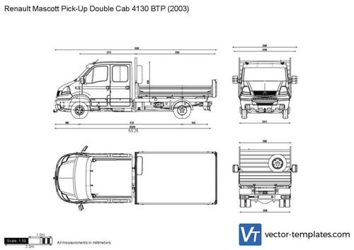 Renault Mascott Pick-Up Double Cab 4130 BTP