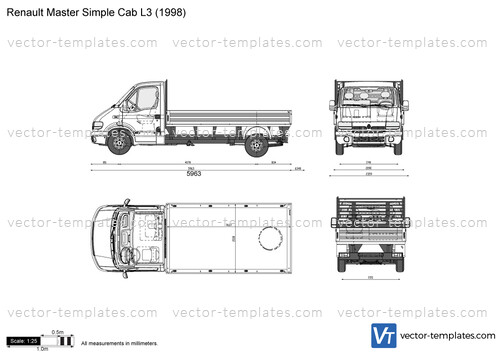 Renault Master Simple Cab L3