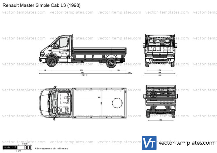 Renault Master Simple Cab L3