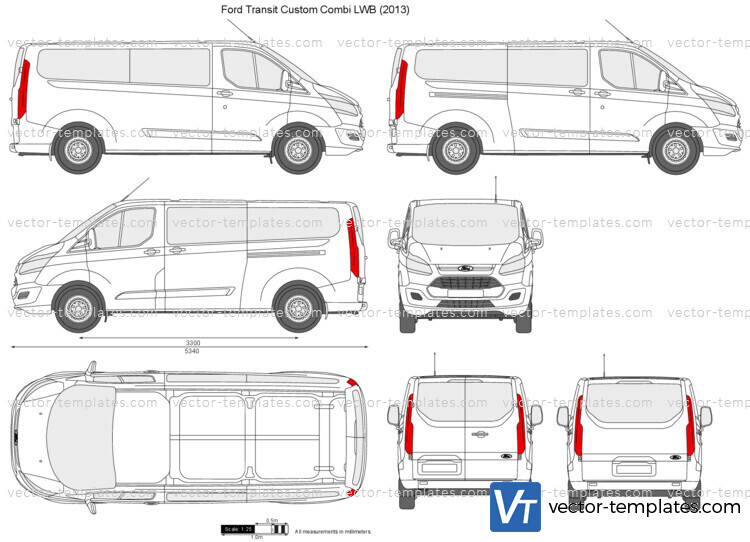 Ford Transit Custom Combi LWB