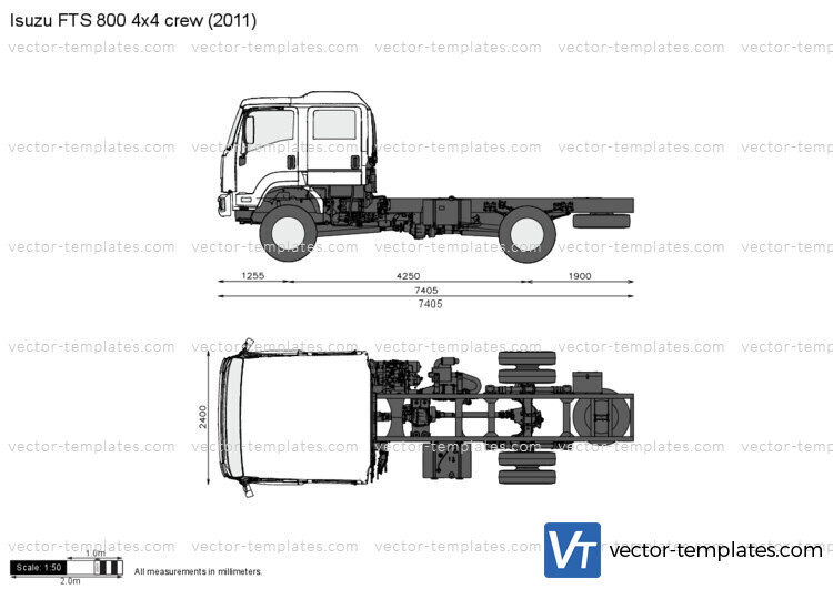 Isuzu FTS 800 4x4 crew