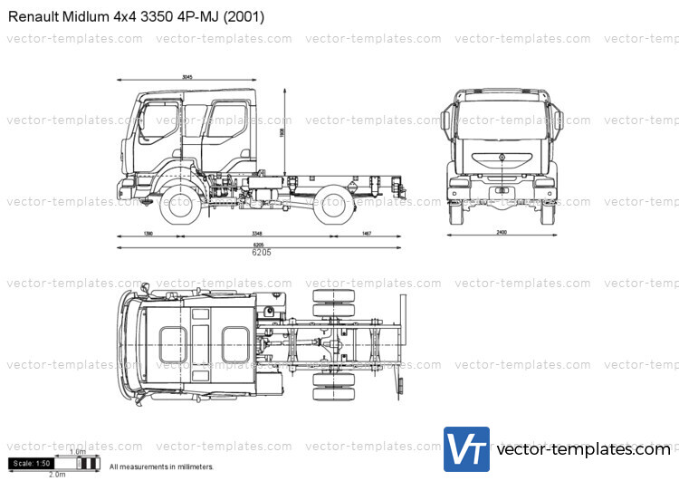 Renault Midlum 4x4 3350 4P-MJ