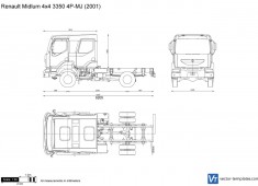 Renault Midlum 4x4 3350 4P-MJ
