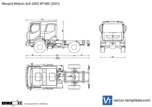 Renault Midlum 4x4 3350 4P-MS