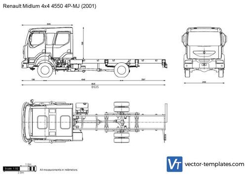 Renault Midlum 4x4 4550 4P-MJ