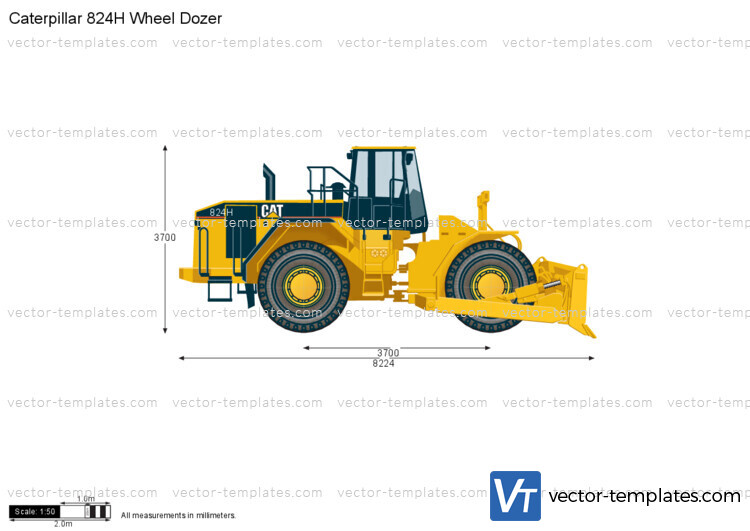 Caterpillar 824H Wheel Dozer