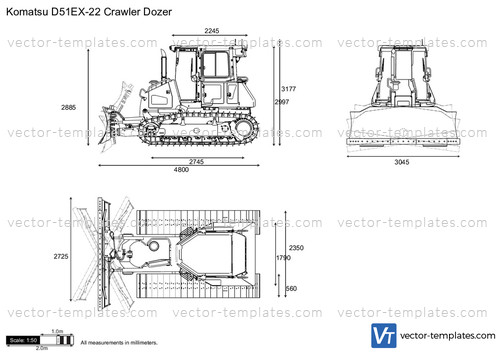 Komatsu D51EX-22 Crawler Dozer