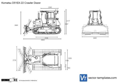 Komatsu D51EX-22 Crawler Dozer