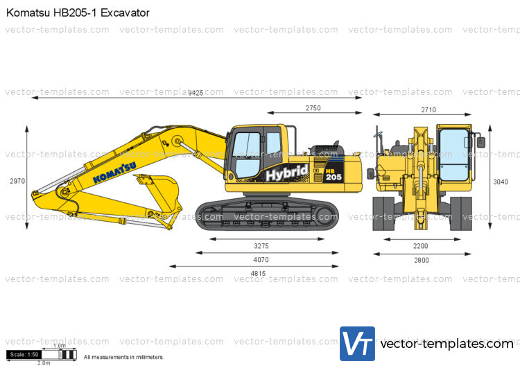 Komatsu HB205-1 Excavator