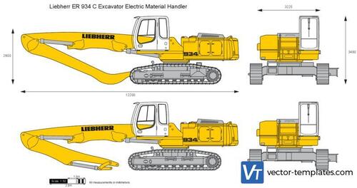 Liebherr ER 934 C Excavator Electric Material Handler