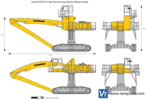 Liebherr ER 934 C High Rise Excavator Electric Material Handler