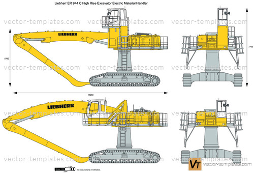 Liebherr ER 944 C High Rise Excavator Electric Material Handler