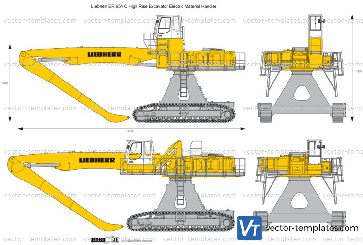 Liebherr ER 954 C High Rise Excavator Electric Material Handler