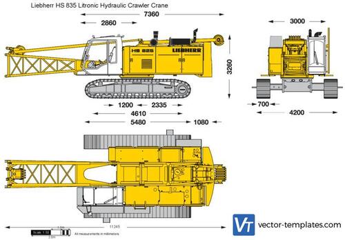 Liebherr HS 835 Litronic Hydraulic Crawler Crane