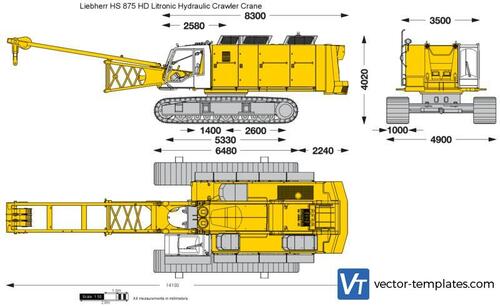 Liebherr HS 875 HD Litronic Hydraulic Crawler Crane