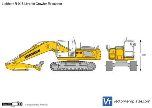 Liebherr R 916 Litronic Crawler Excavator