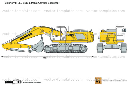 Liebherr R 950 SME Litronic Crawler Excavator