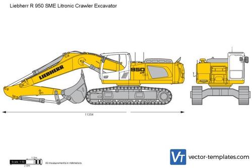 Liebherr R 950 SME Litronic Crawler Excavator