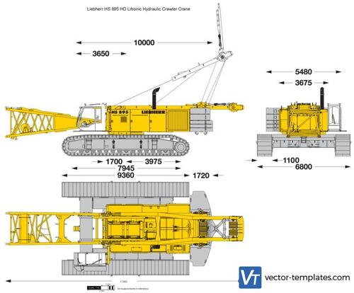 Liebherr HS 895 HD Litronic Hydraulic Crawler Crane