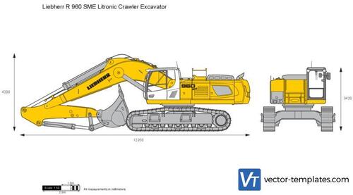 Liebherr R 960 SME Litronic Crawler Excavator