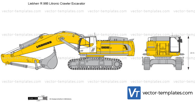 Liebherr R 966 Litronic Crawler Excavator