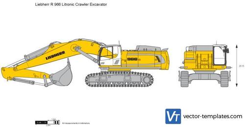 Liebherr R 966 Litronic Crawler Excavator