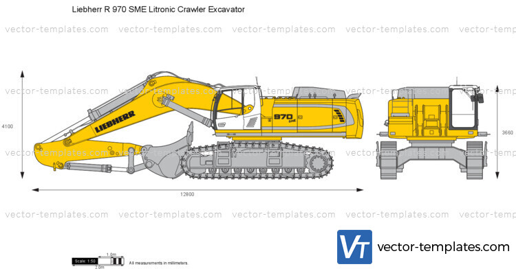 Liebherr R 970 SME Litronic Crawler Excavator