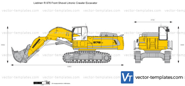 Liebherr R 976 Front Shovel Litronic Crawler Excavator