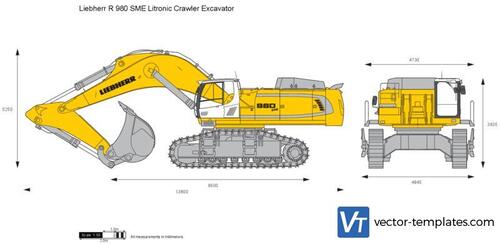 Liebherr R 980 SME Litronic Crawler Excavator