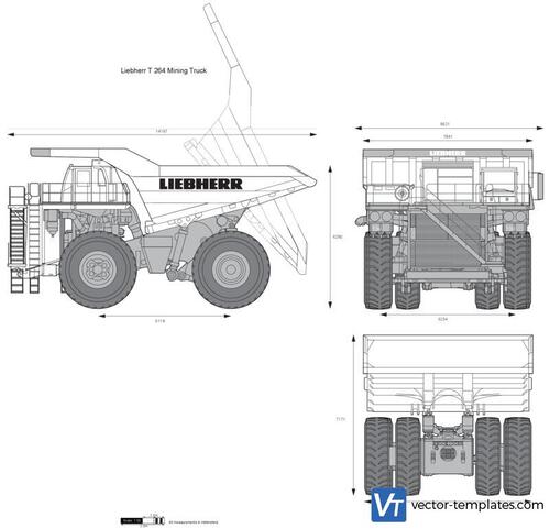 Liebherr T 264 Mining Truck