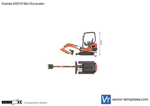 Kubota KX018 Mini Excavator