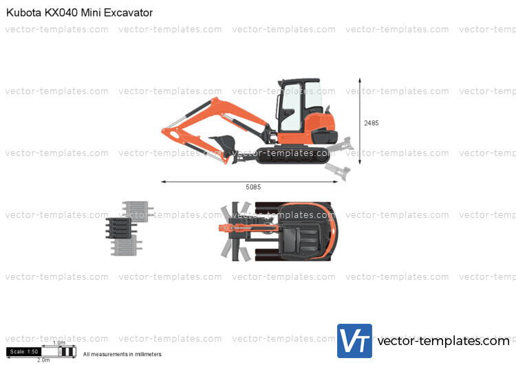 Kubota KX040 Mini Excavator