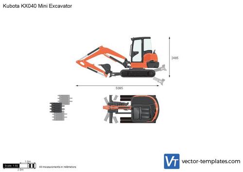 Kubota KX040 Mini Excavator