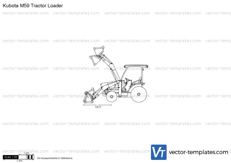 Kubota M59 Tractor Loader