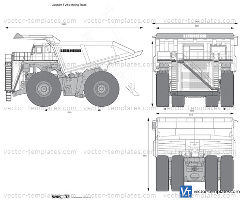 Liebherr T 284 Mining Truck