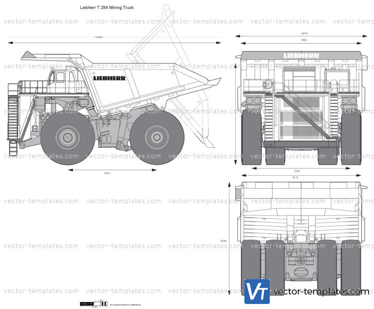 Liebherr T 284 Mining Truck