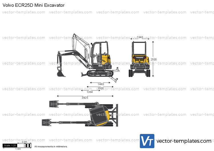 Volvo ECR25D Mini Excavator