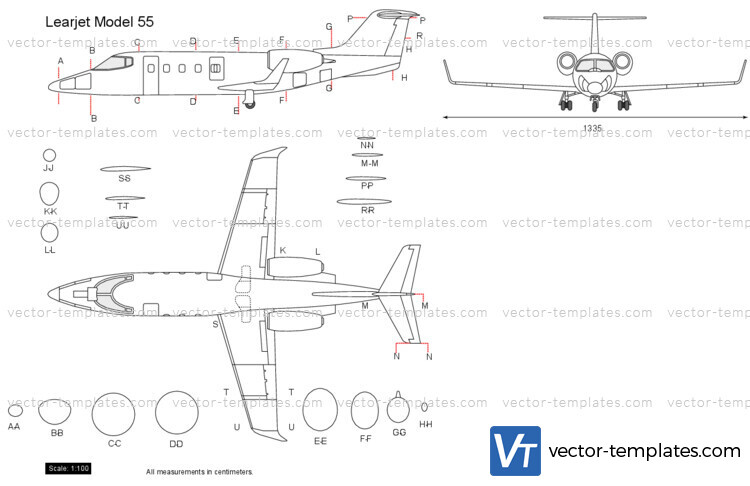 Learjet Model 55