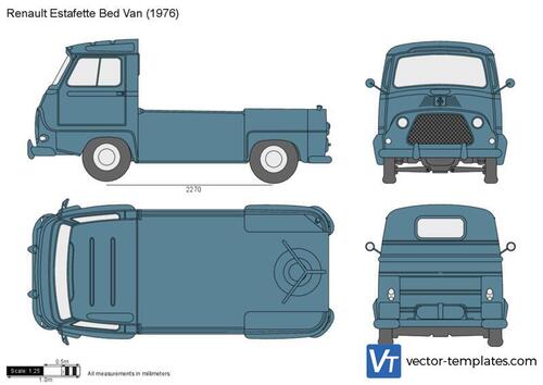 Renault Estafette Bed Van Pick-Up