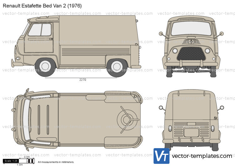 Renault Estafette Bed Van 2 Pick-Up