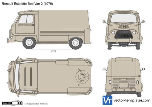 Renault Estafette Bed Van 2 Pick-Up