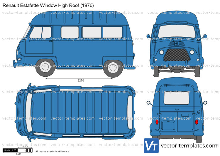 Renault Estafette Window High Roof