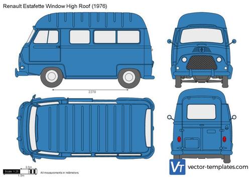 Renault Estafette Window High Roof