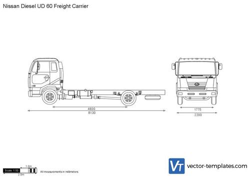 Nissan Diesel UD 60 Freight Carrier