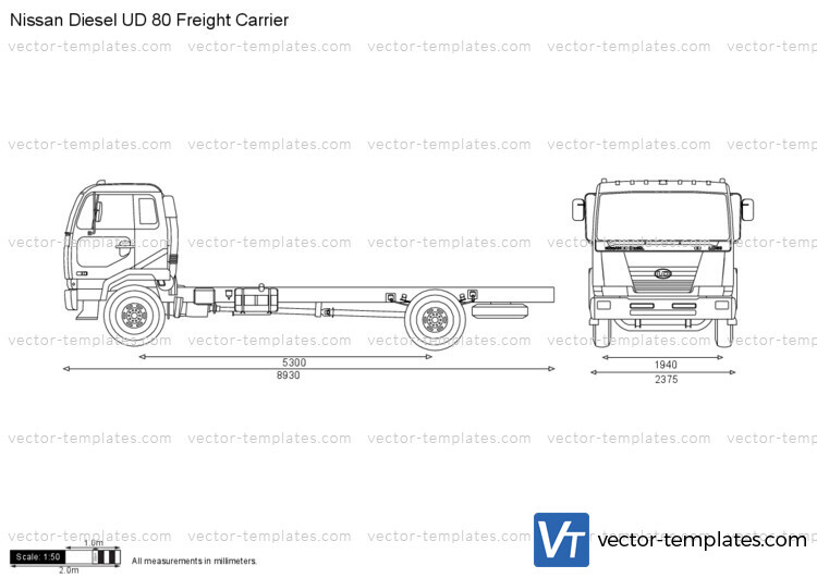 Nissan Diesel UD 80 Freight Carrier