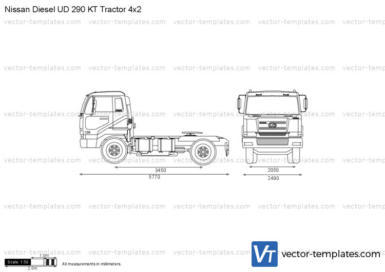 Nissan Diesel UD 290 KT Tractor 4x2